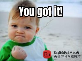 You got it是什么意思?怎么翻译?与I got it有什么区别?